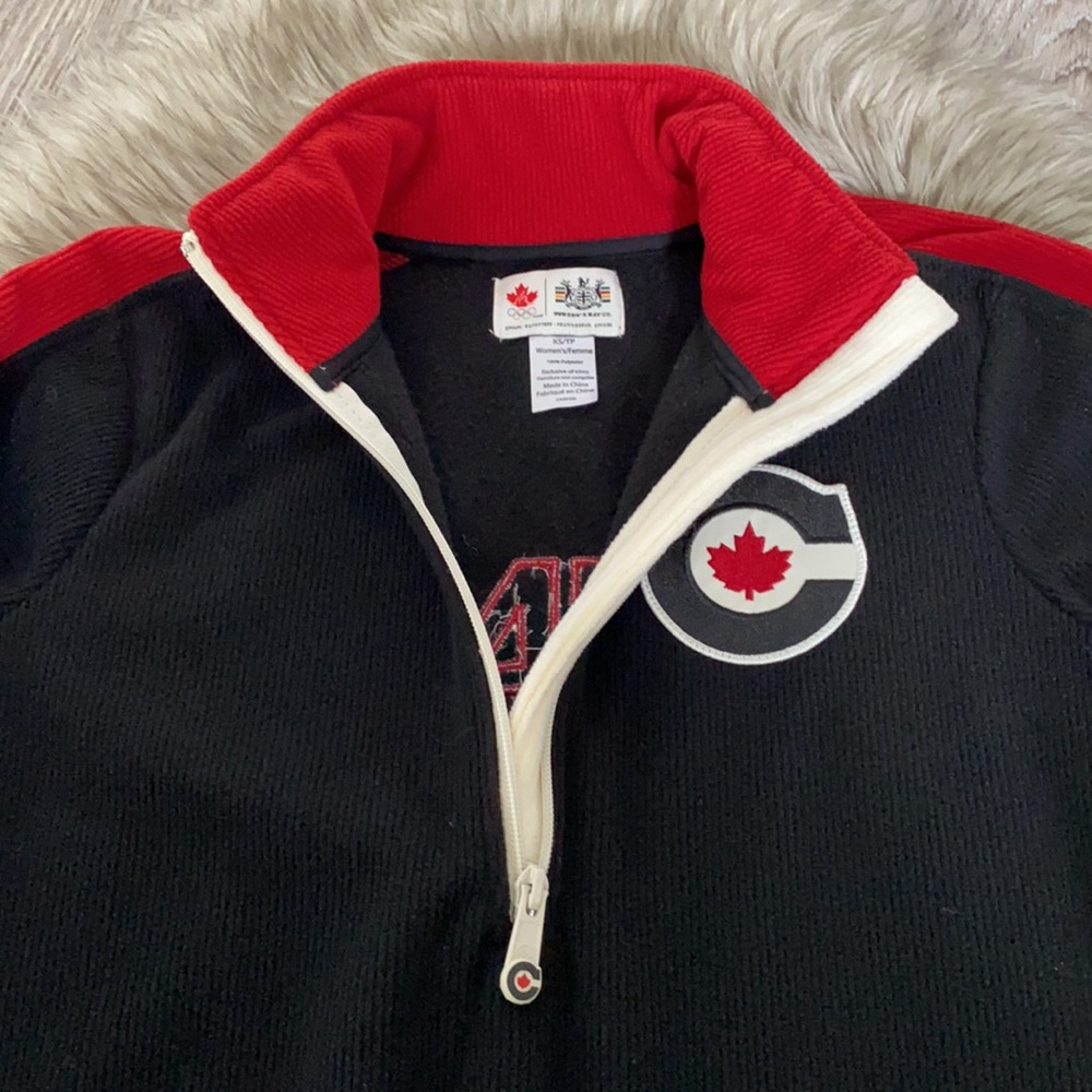🇨🇦 Hudson Bay Team Canada 2010 Olympics 1/2 Zip Sweater - Picture 5 of 10